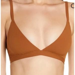 Skims Fits Everybody Copper Brown Triangle Bralette Women's NWT Size 2X